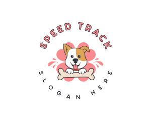 Dog Bone Treat Logo