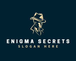 Detective Mafia Gangster logo design