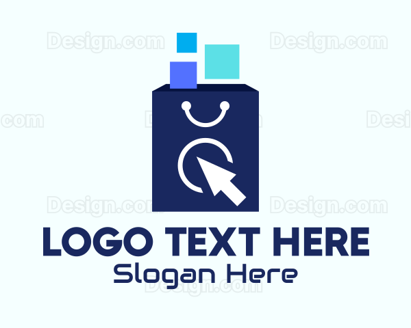 Digital Add to Cart Bag Logo