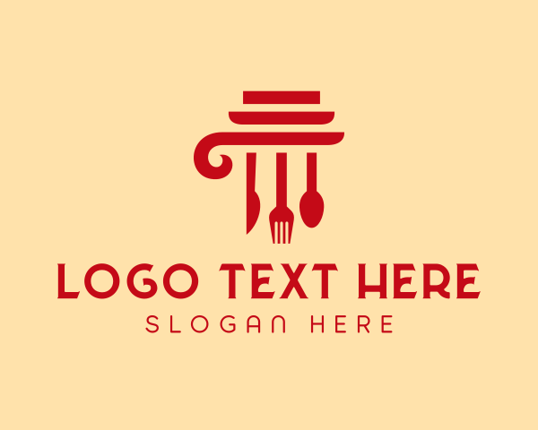 Tableware logo example 2