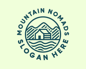 Mountain Lake House logo design