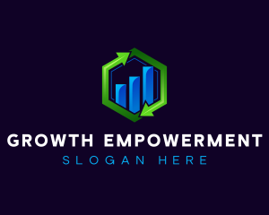 Analytics Arrow Growth logo