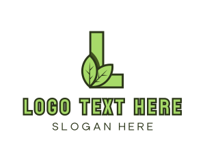 Eco Letter L logo