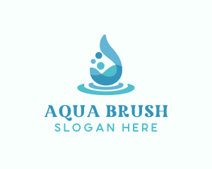 Water Liquid Drop logo design