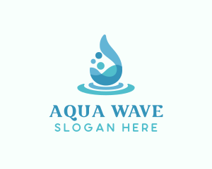 Water Liquid Drop logo design