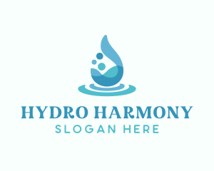 Water Liquid Drop logo