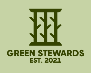 Green Tree Branch logo design