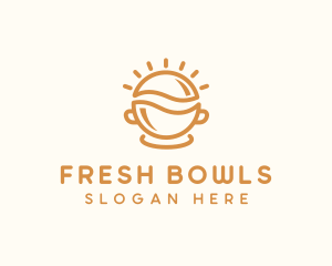 Sun Coffee Breakfast logo design