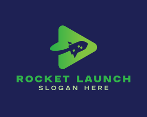 Rocket Media Player  logo design