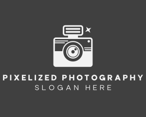 Retro Film Camera logo design