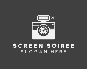 Retro Film Camera logo design