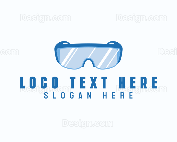 Construction Safety Glasses Logo