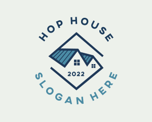 House Roof Renovation logo design