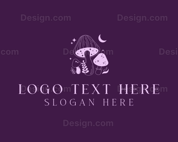 Holistic Fungus Mushroom Logo