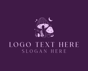 Holistic Fungus Mushroom logo