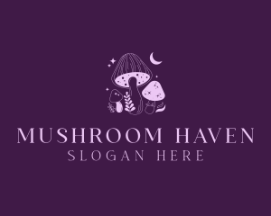 Holistic Fungus Mushroom logo