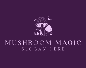 Holistic Fungus Mushroom logo design