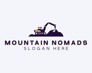 Demolition Excavator Construction logo design