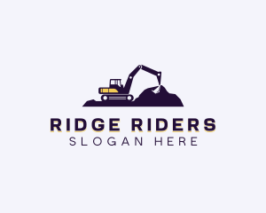 Demolition Excavator Construction logo design