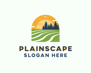 Outdoor Sunrise Landscape logo design