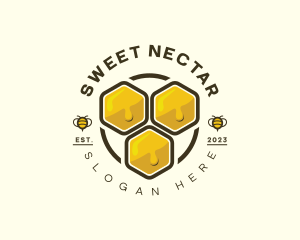 Honey Bee Hive logo design