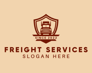 Freight Truck Shield  logo