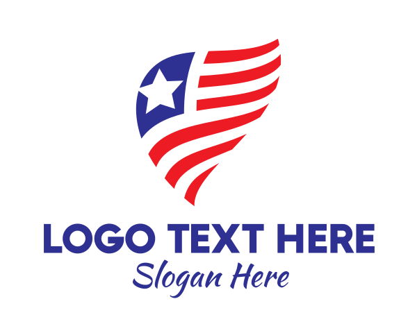 Stars And Stripes logo example 3