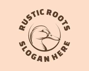 Avian Goose Poultry logo design