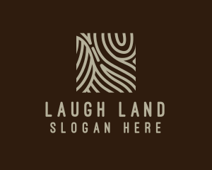 Land Map Lines  logo design