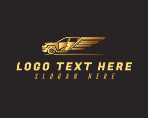 Luxury Automotive Car Wing logo