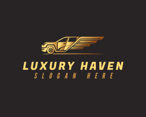 Luxury Automotive Car Wing logo design