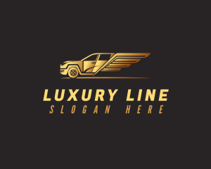 Luxury Automotive Wing logo design