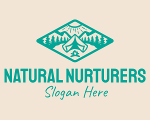 Summer Camp Nature Park logo design