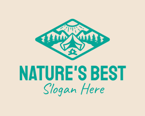 Summer Camp Nature Park logo design