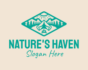 Summer Camp Nature Park logo design