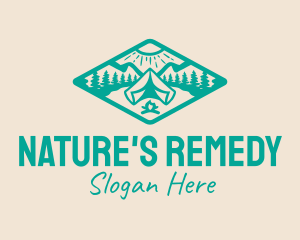 Summer Camp Nature Park logo design