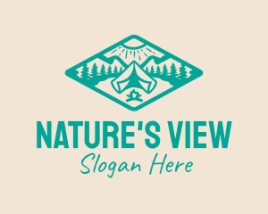 Summer Camp Nature Park logo design