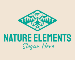 Summer Camp Nature Park logo design