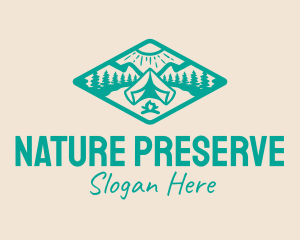 Summer Camp Nature Park logo design