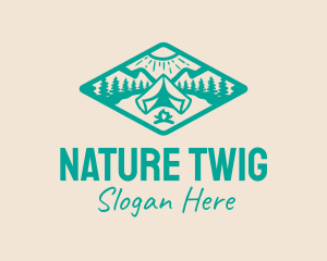 Summer Camp Nature Park logo design