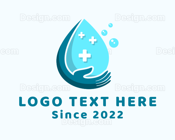 Hand Liquid Sanitizer Logo