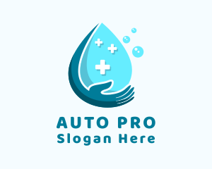 Hand Liquid Sanitizer Logo