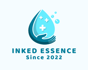 Hand Liquid Sanitizer logo design