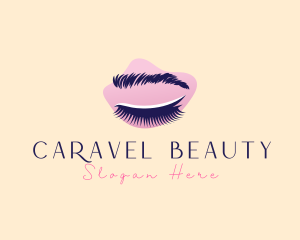 Beauty Eyelashes Makeup logo design