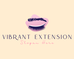 Beauty Eyelashes Makeup logo design