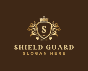 Luxury Crown Shield logo design