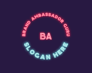 Neon Light Night Club logo design