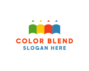 Color Pencil Books logo design