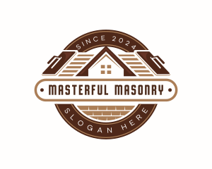 Masonry Paving Brick logo design