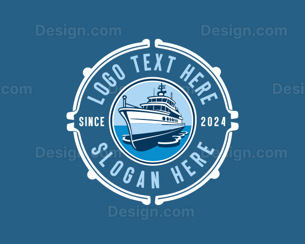 Maritime Seafaring Yacht Logo